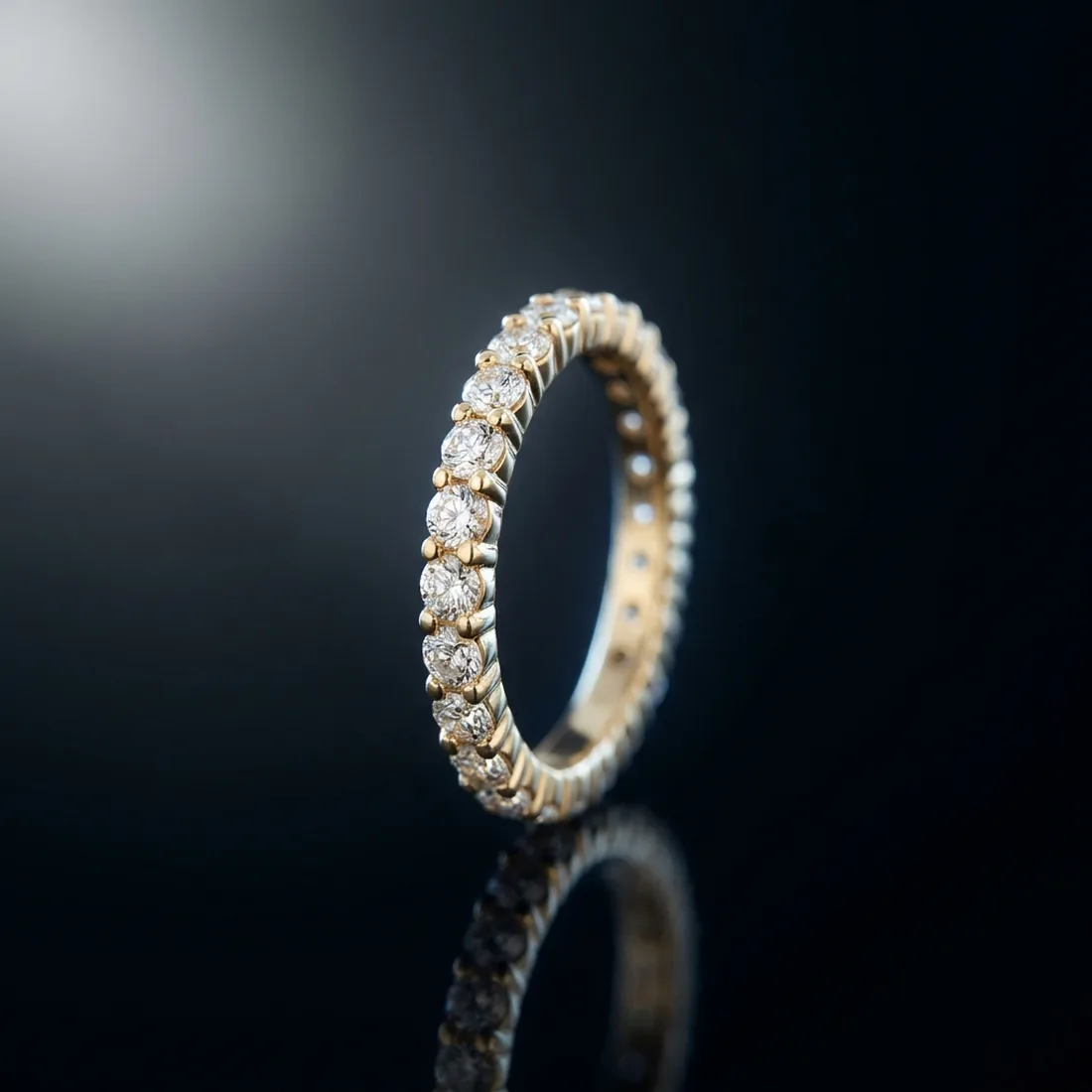 MÉMOIRE — Memoire-Ring aus Gelbgold, umlaufende Fassung